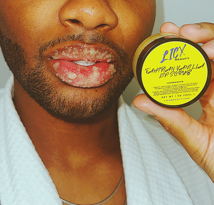 Tahitian Vanilla Sugar Lip Scrub - LicxBeauty